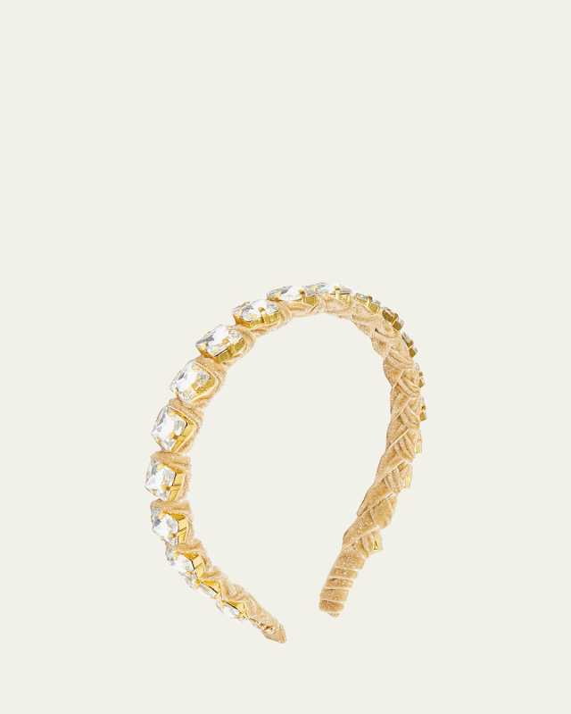 Square Embellished Strand Headband